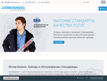 Tablet Screenshot of inter-business.su